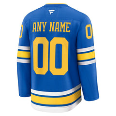 St. Louis Blues Fanatics Home Premium Custom Jersey - Blue - NHL