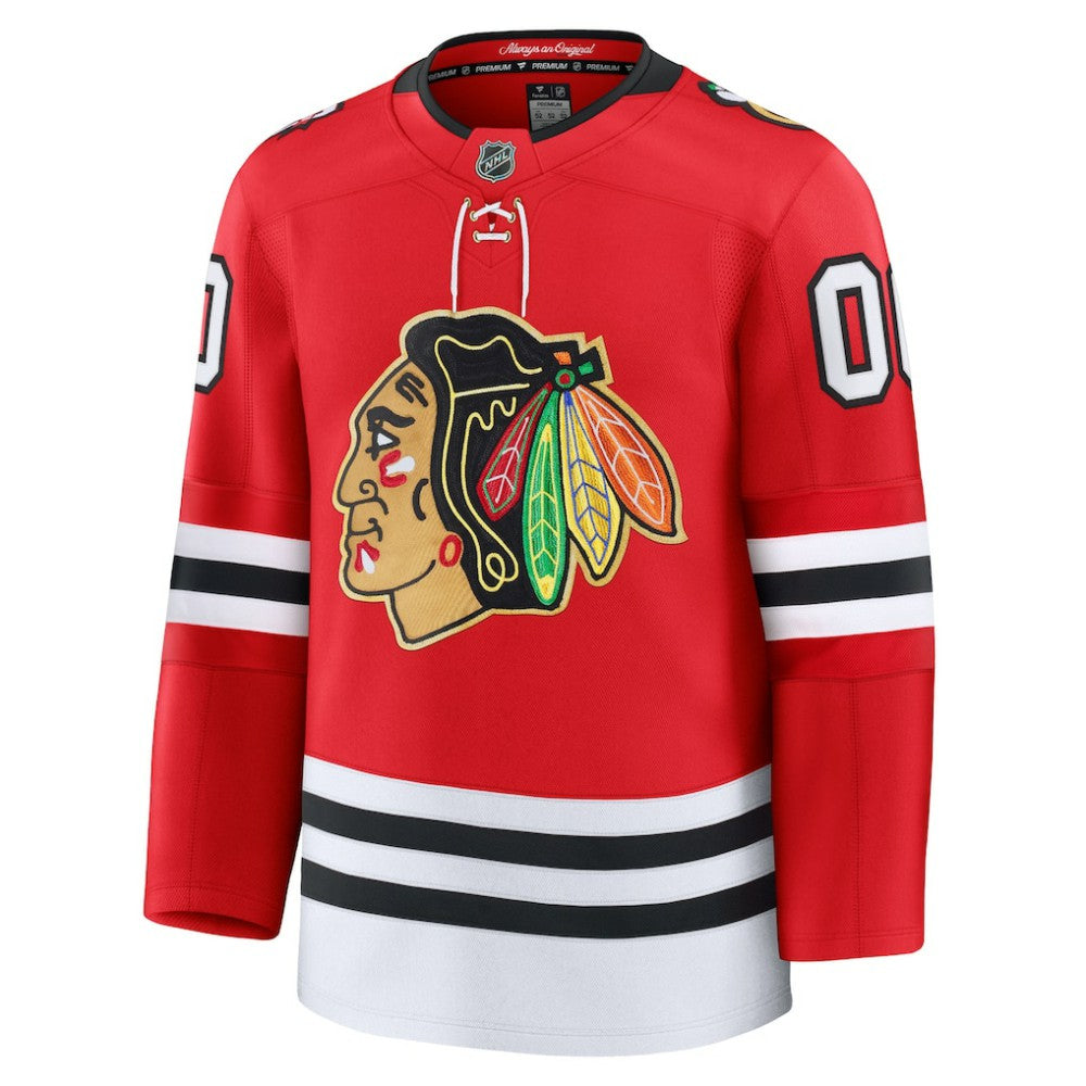 Chicago Blackhawks Fanatics Centennial Premium Custom Jersey - Red - NHL