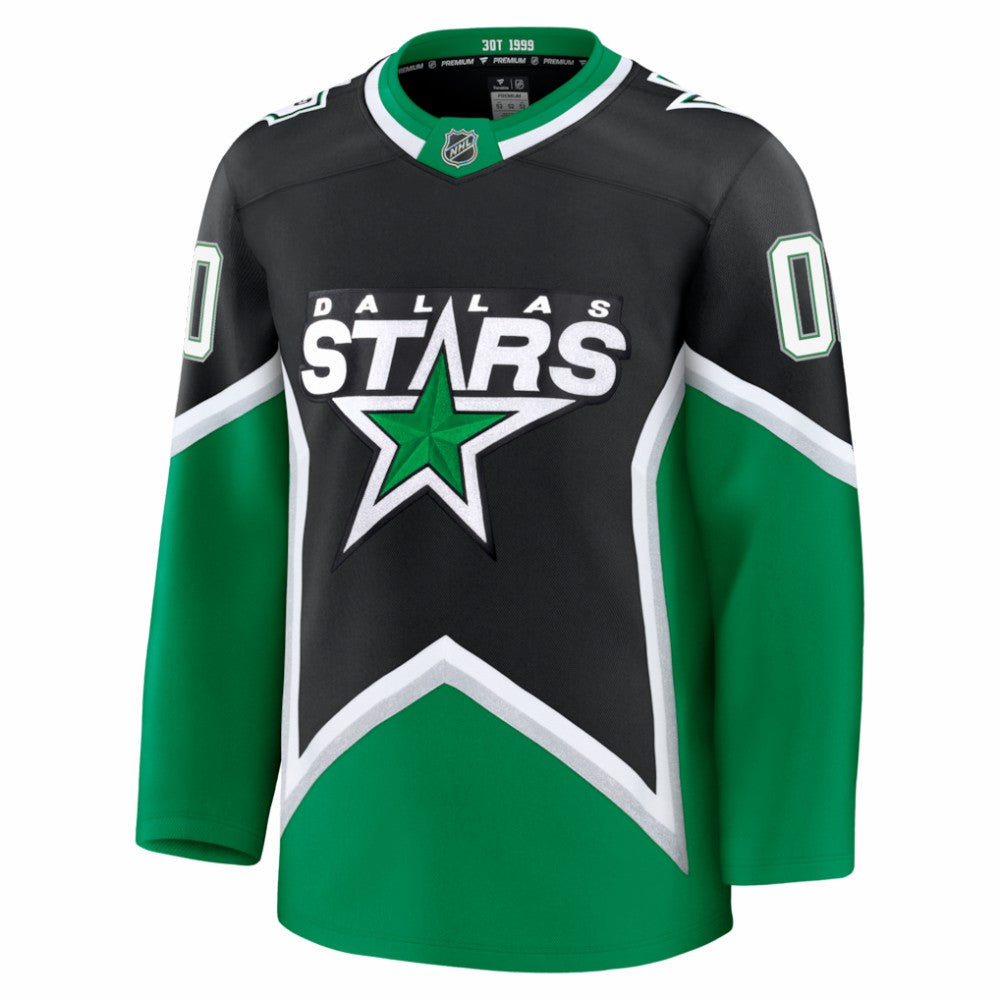Dallas Stars Fanatics Alternate Premium Custom Jersey - Black - NHL