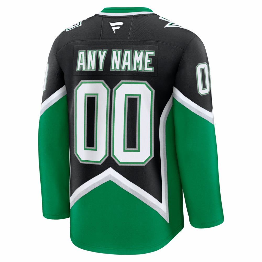 Dallas Stars Fanatics Alternate Premium Custom Jersey - Black - NHL