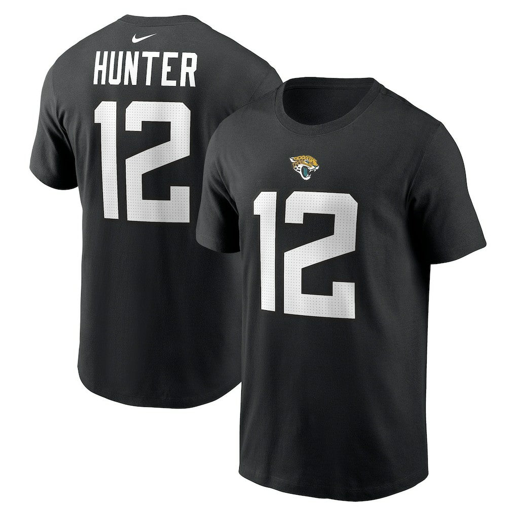 Travis Hunter Jacksonville Jaguars Name & Number T-Shirt Black | Nike for Sale
