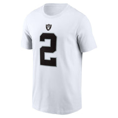 Ashton Jeanty Las Vegas Raiders Name & Number T-Shirt White | Nike for Sale