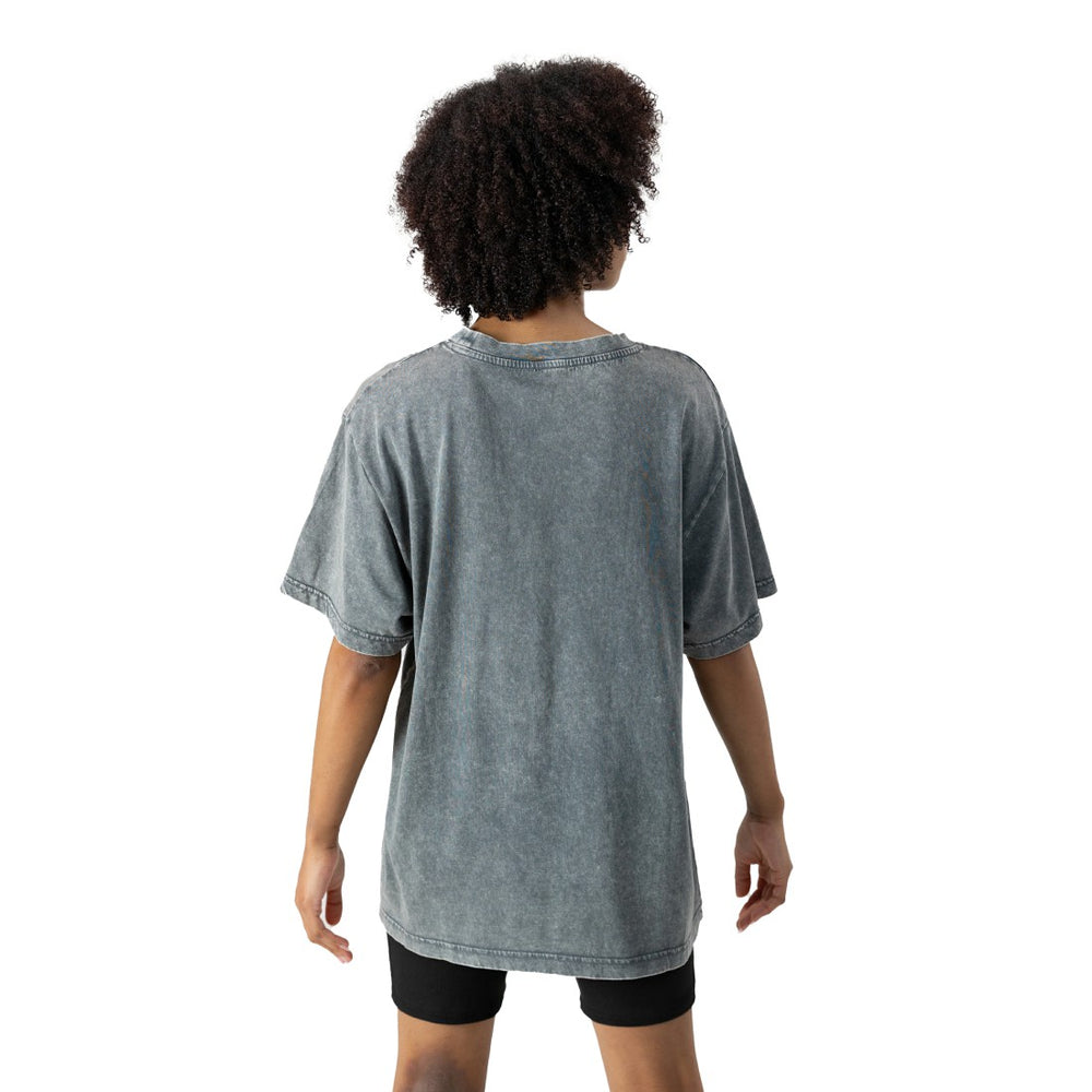 Tampa Bay Buccaneers Gameday Couture Women's Peak Performance Oversized Snow Wash T-Shirt Gray | NFL