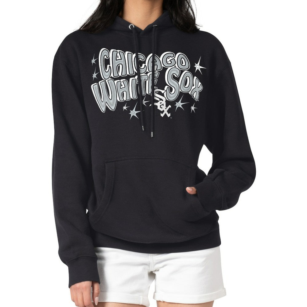 Chicago White Sox Starter Women's Fireworks Fleece Tri-Blend Pullover Hoodie - MLB