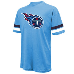 Cam Ward Tennessee Titans Majestic Threads 2025 NFL Draft First Round Pick Oversized T-Shirt Light Blue | NFL