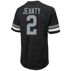 Ashton Jeanty Las Vegas Raiders Majestic Threads 2025 NFL Draft First Round Pick Oversized T-Shirt Black | NFL