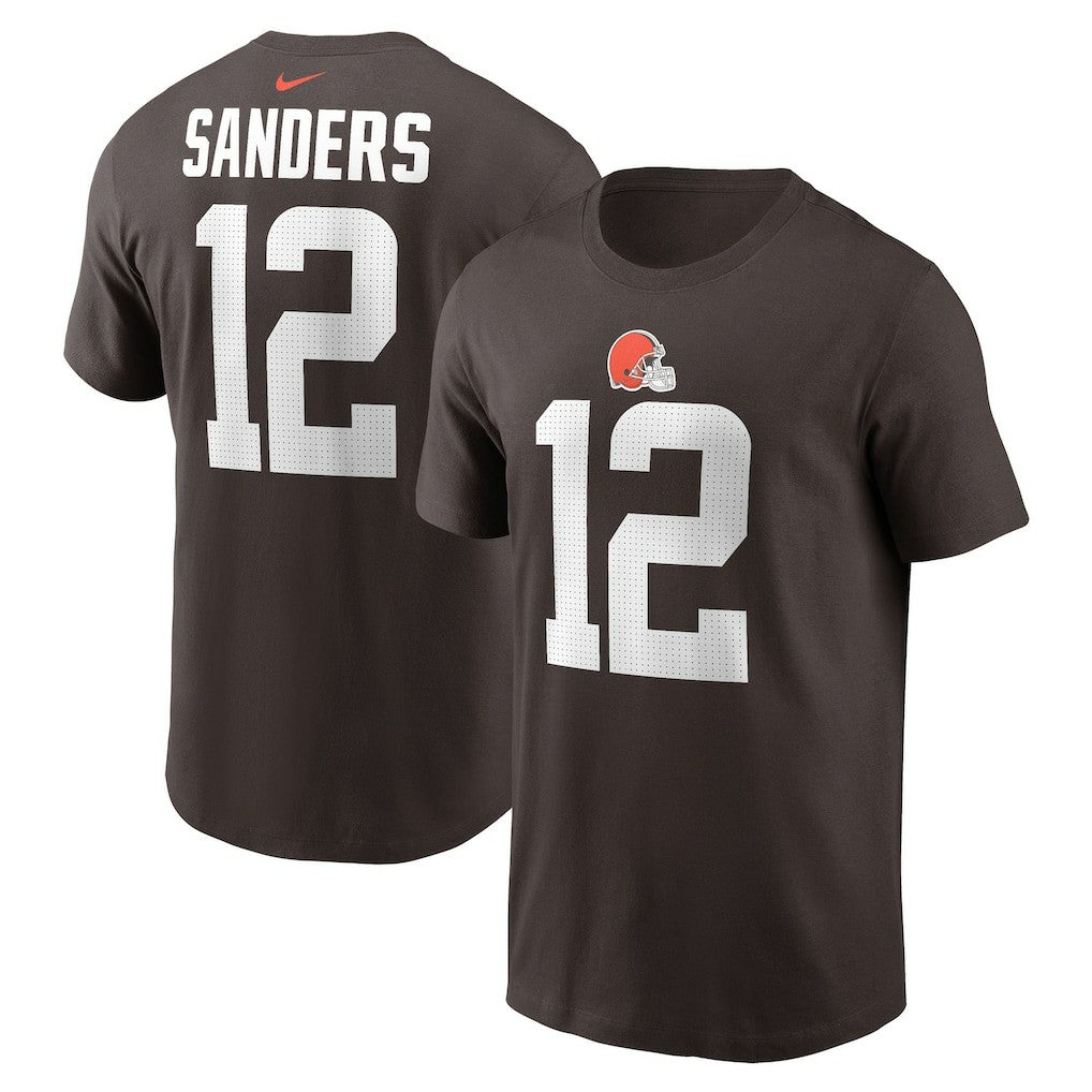 Shedeur Sanders Cleveland Browns Youth 2025 NFL Draft Player Name & Number T-Shirt Brown | Nike for Sale
