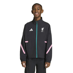 Liverpool Youth 2025/26 Club Anthem Full-Zip Jacket Black | Adidas discount