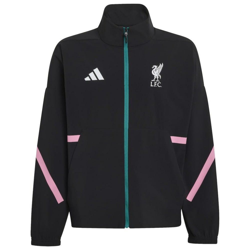 Liverpool Youth 2025/26 Club Anthem Full-Zip Jacket Black | Adidas discount