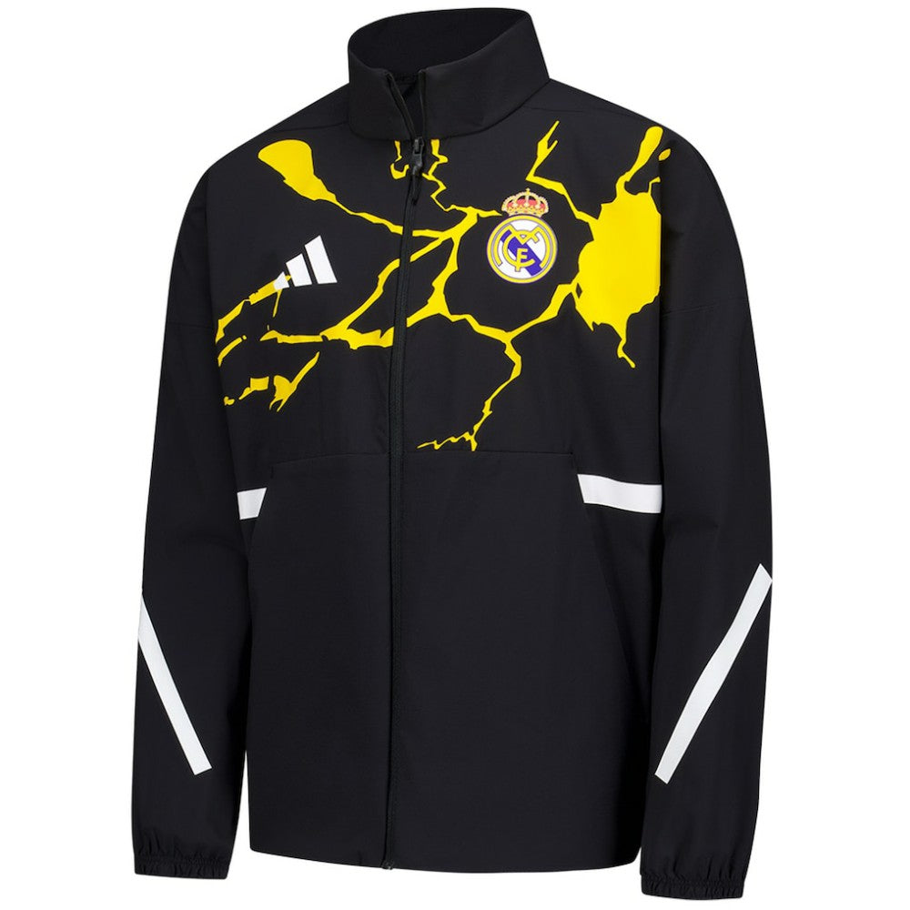 Real Madrid x Marvel Youth Anthem Full-Zip Jacket Black | Adidas discount