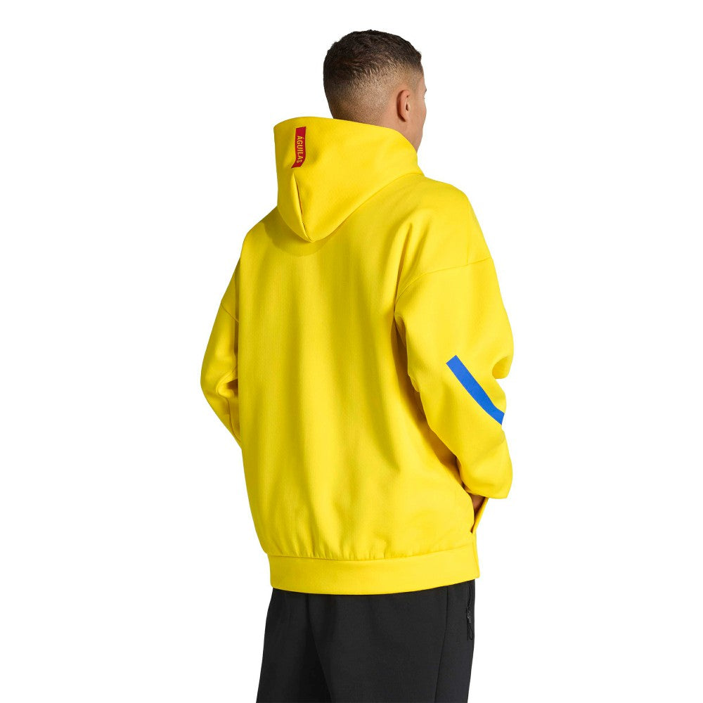 Club America 2025/26 Club Anthem Full-Zip Hooded Jacket Yellow | Adidas Online