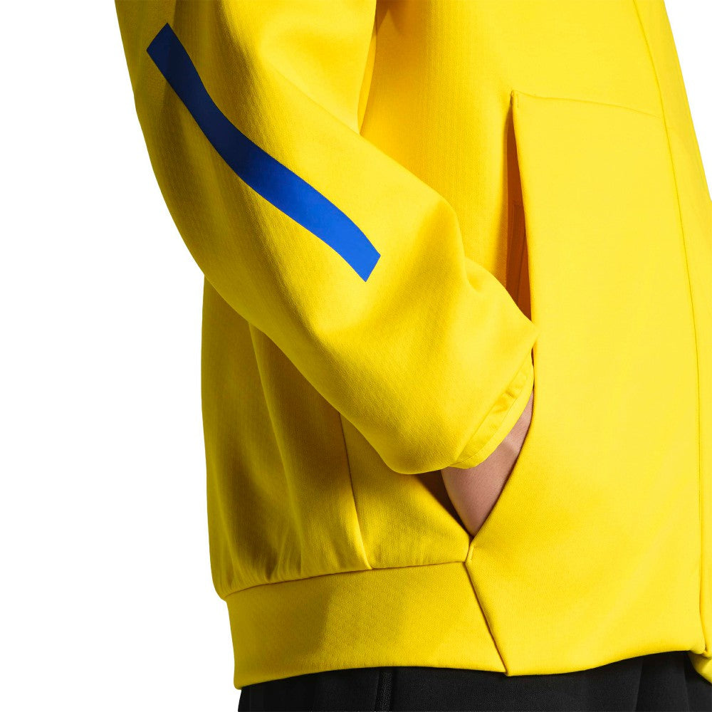 Club America 2025/26 Club Anthem Full-Zip Hooded Jacket Yellow | Adidas Online