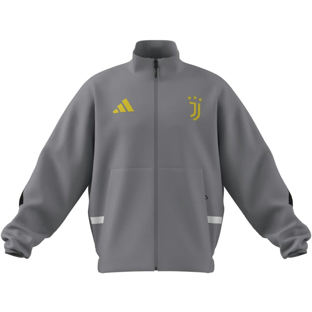 Juventus 2025/26 Club Anthem Full-Zip Jacket Gray | Adidas Sale