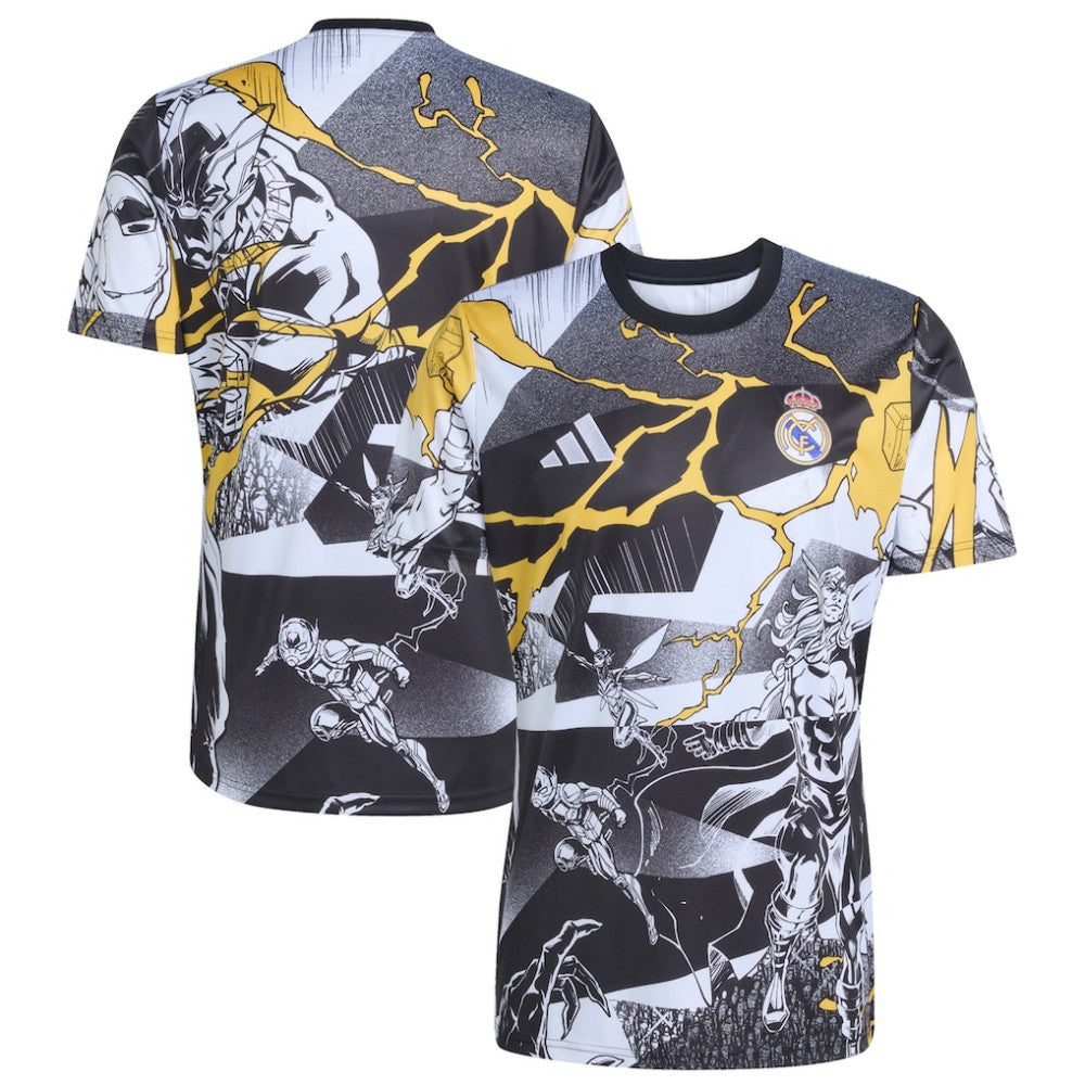 Real Madrid x Marvel AEROREADY 2025/26 Pre-Match Top White | Adidas discount