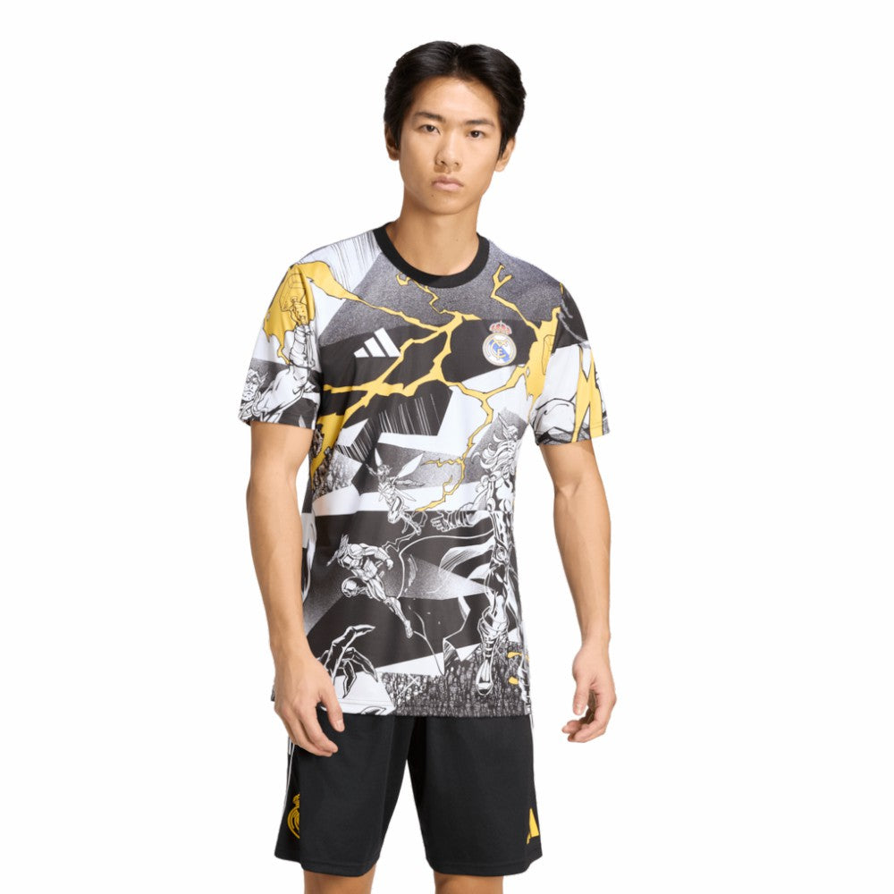Real Madrid x Marvel AEROREADY 2025/26 Pre-Match Top White | Adidas discount
