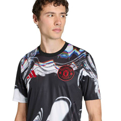 Manchester United 2025/26 Pre-Match Training Jersey Black | Adidas Sale