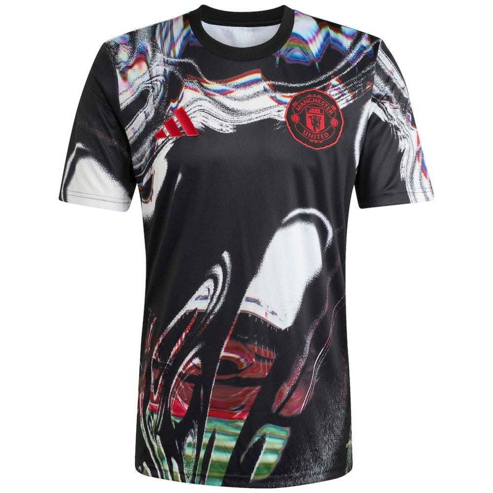 Manchester United 2025/26 Pre-Match Training Jersey Black | Adidas Sale