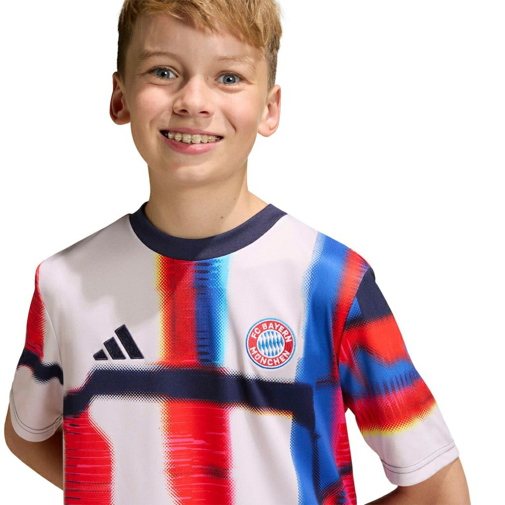 Bayern Munich Youth 2025/26 Pre-Match Training Jersey Navy | Adidas Sale
