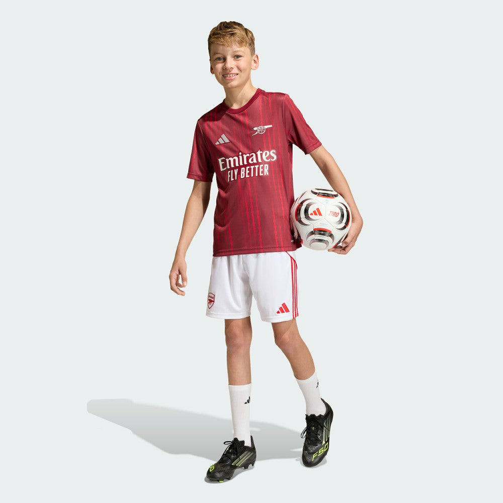 Arsenal Youth 2025/26 Pre-Match Training Jersey Red | Adidas