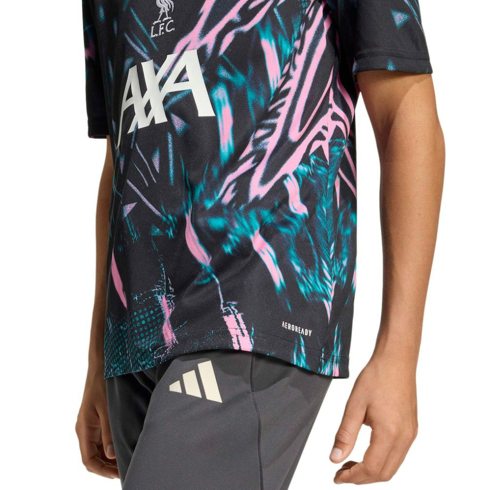 Liverpool Youth 2025/26 Pre-Match Training Jersey Black | Adidas Online