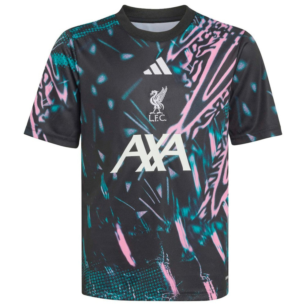 Liverpool Youth 2025/26 Pre-Match Training Jersey Black | Adidas Online