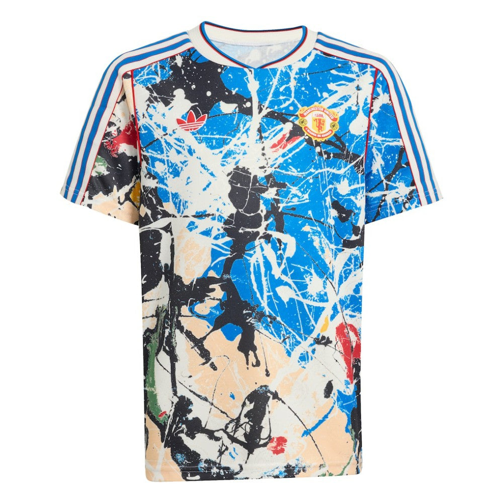 Manchester United X Stone Roses Youth Replica Jersey Blue | Adidas Sale