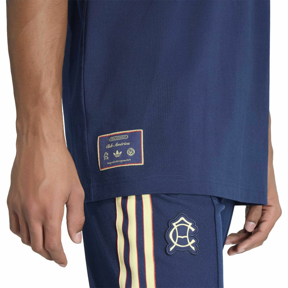 Club America Terrace Icons T-Shirt Navy | Adidas