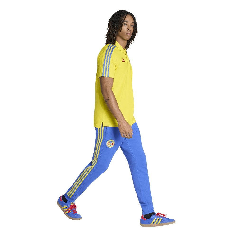 Club America 2025/26 DNA Alphaskin Polo Yellow | Adidas