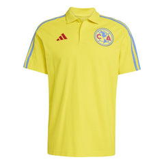Club America 2025/26 DNA Alphaskin Polo Yellow | Adidas