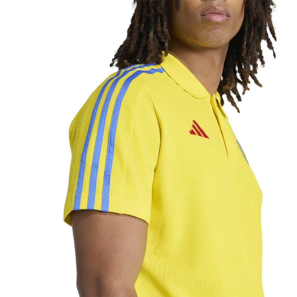 Club America 2025/26 DNA Alphaskin Polo Yellow | Adidas