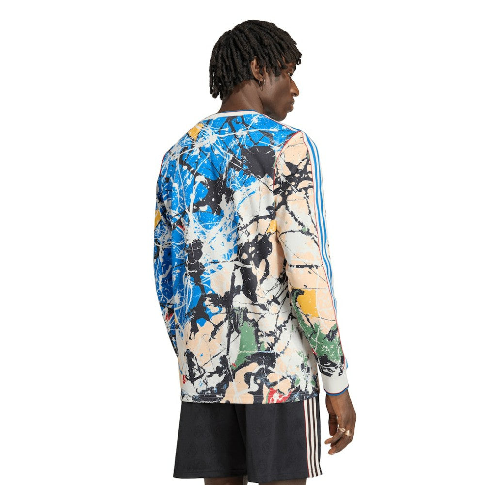 Manchester United X Stone Roses Long Sleeve Replica Jersey Blue | Adidas online