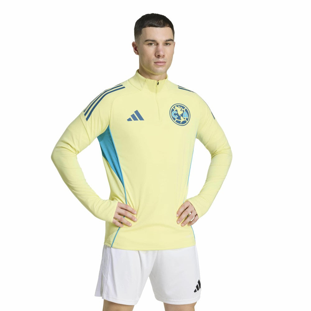 Club America Tiro 2025/26 AEROREADY Raglan Full-Zip Training Top Yellow | Adidas discount
