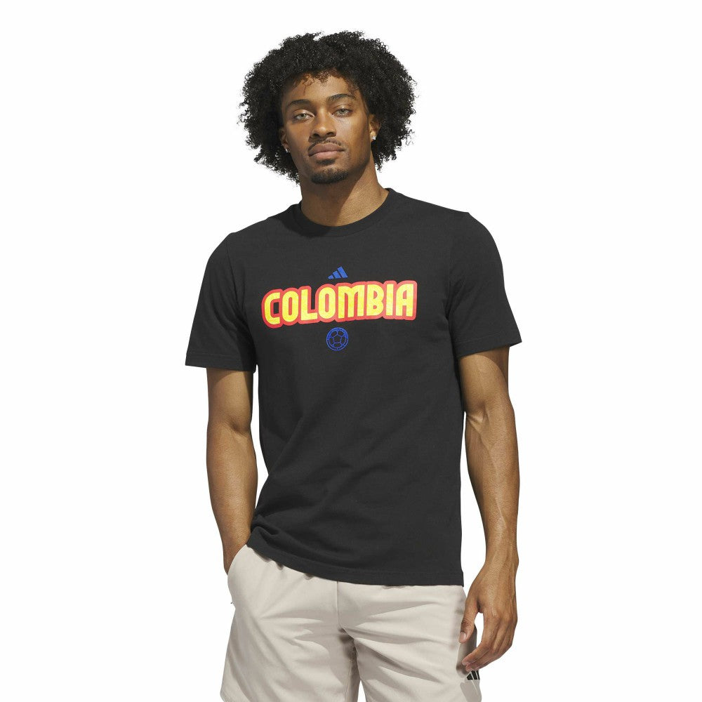 Colombia National Team Jersey Hook T-Shirt Black | Adidas discount