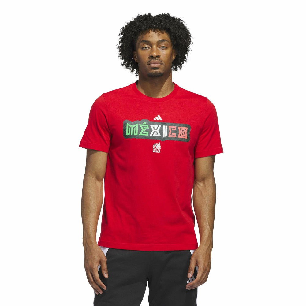 Mexico National Team Jersey Hook T-Shirt Red | Adidas Online