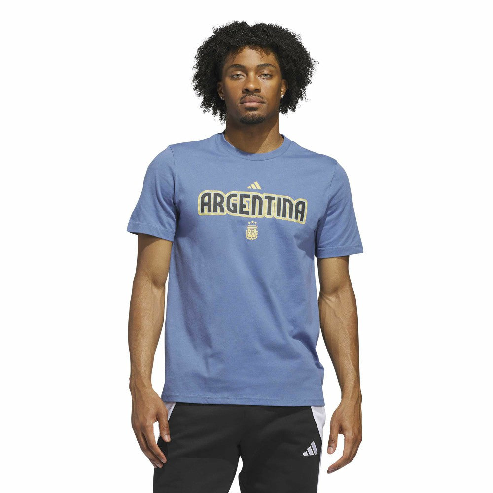 Argentina National Team Jersey Hook T-Shirt Blue | Adidas Sale