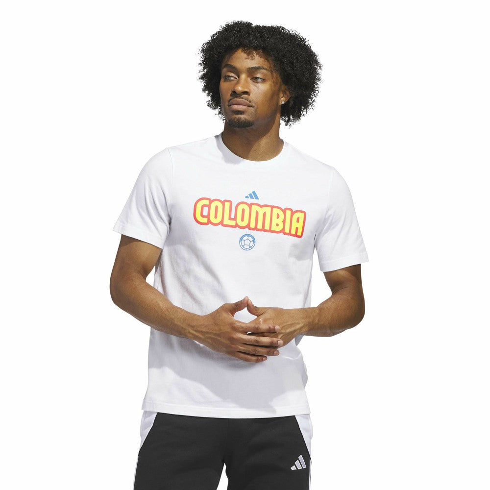 Colombia National Team Jersey Hook T-Shirt White | Adidas Online