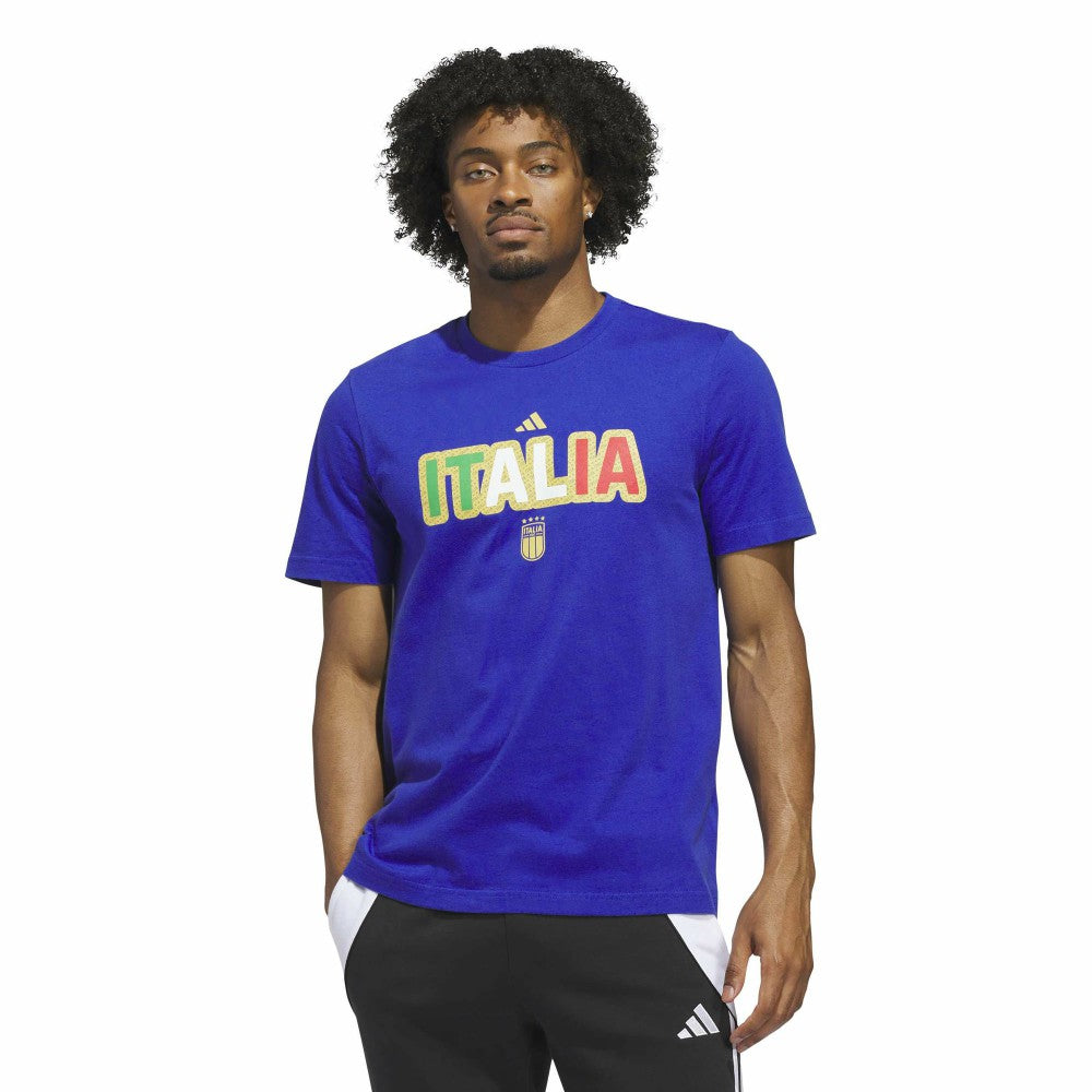 Italy National Team Jersey Hook T-Shirt Blue | Adidas online