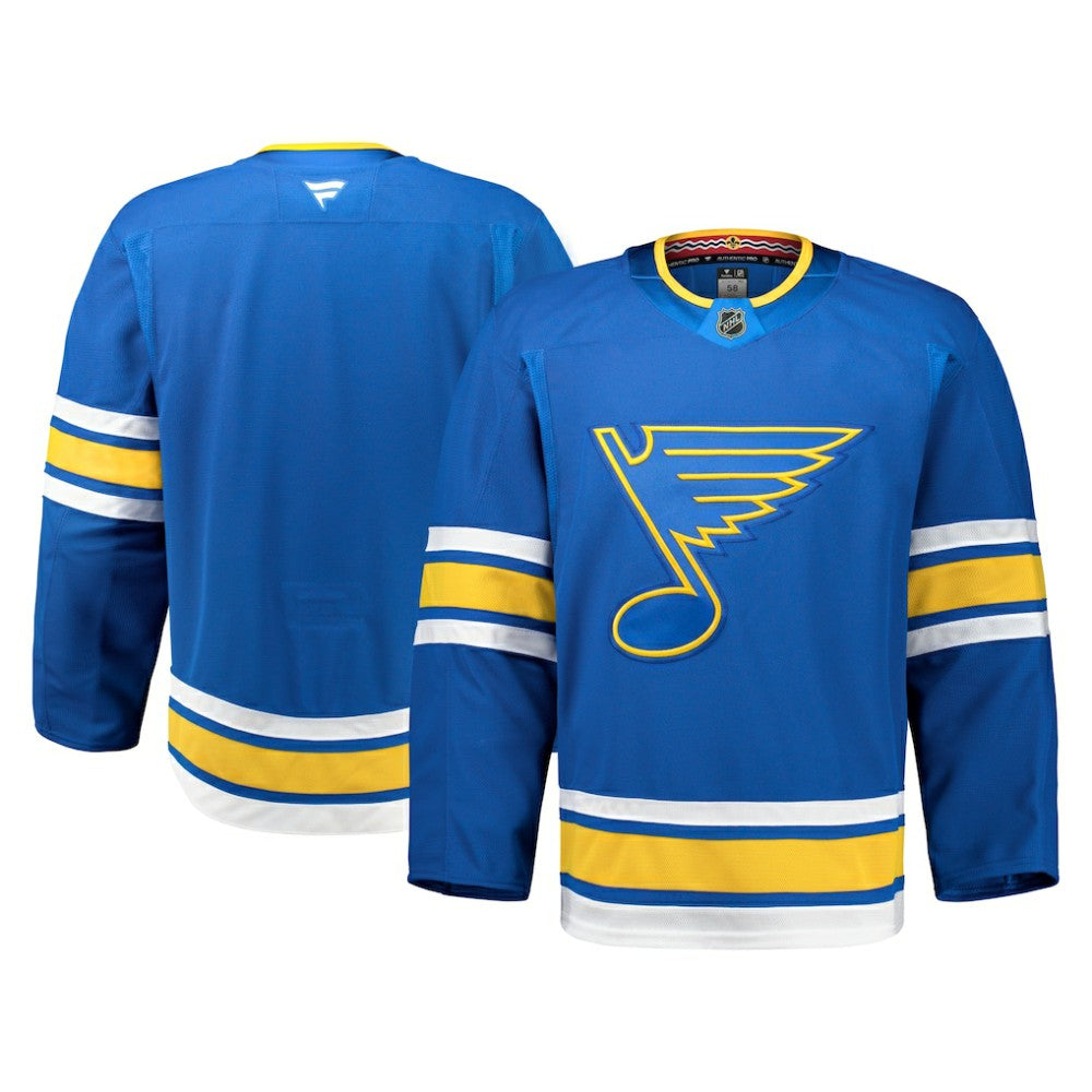 St. Louis Blues Fanatics Home Authentic Pro Jersey - Blue - NHL