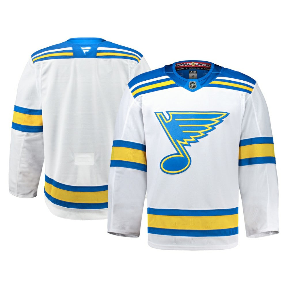 St. Louis Blues Fanatics Away Authentic Pro Jersey - White - NHL