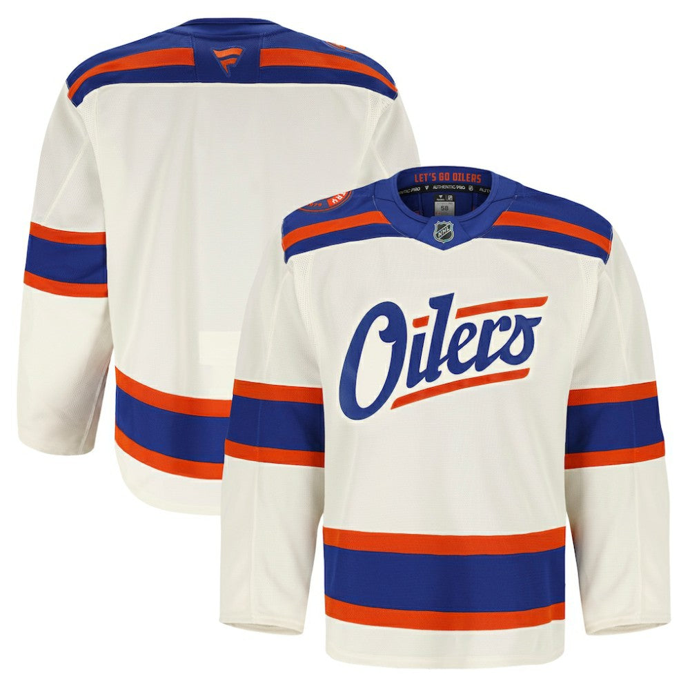 Edmonton Oilers Fanatics Alternate Authentic Pro Jersey - Light Beige - NHL