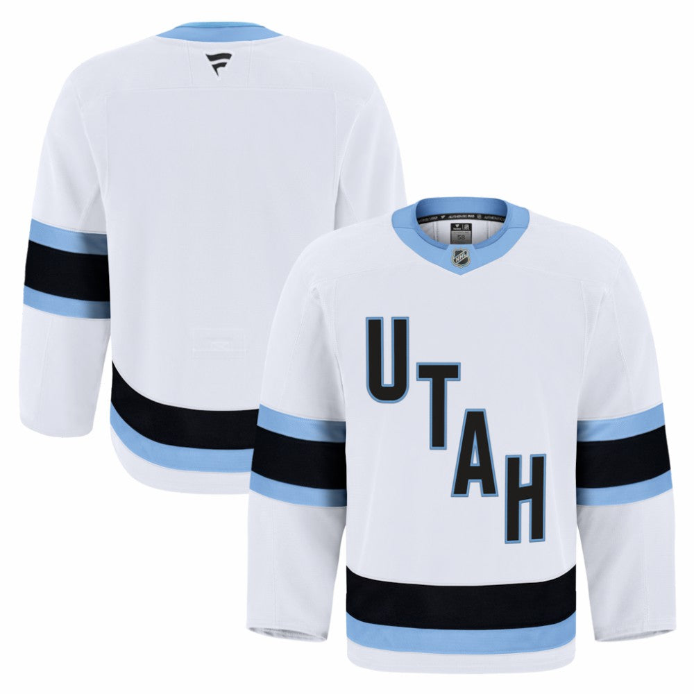 Utah Mammoth Fanatics Away Authentic Pro Jersey - White - NHL