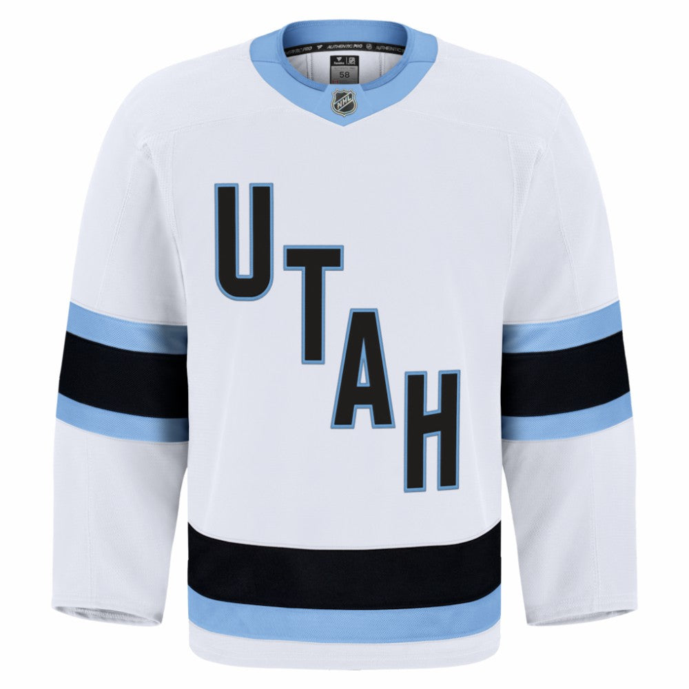Utah Mammoth Fanatics Away Authentic Pro Jersey - White - NHL
