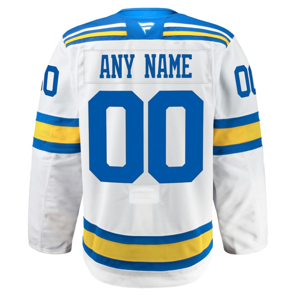 St. Louis Blues Fanatics Away Authentic Pro Custom Jersey - White - NHL