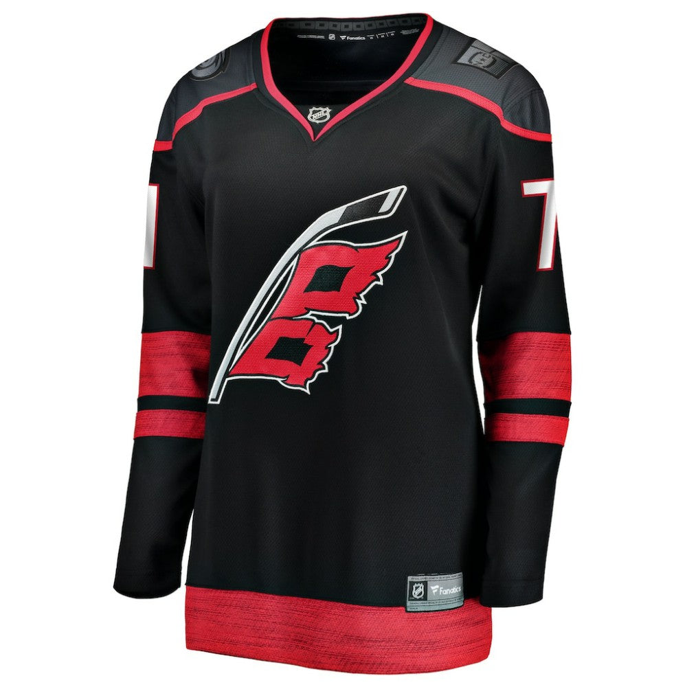 Taylor Hall Carolina Hurricanes Fanatics Women's Home Breakaway Player Jersey - Black - NHL