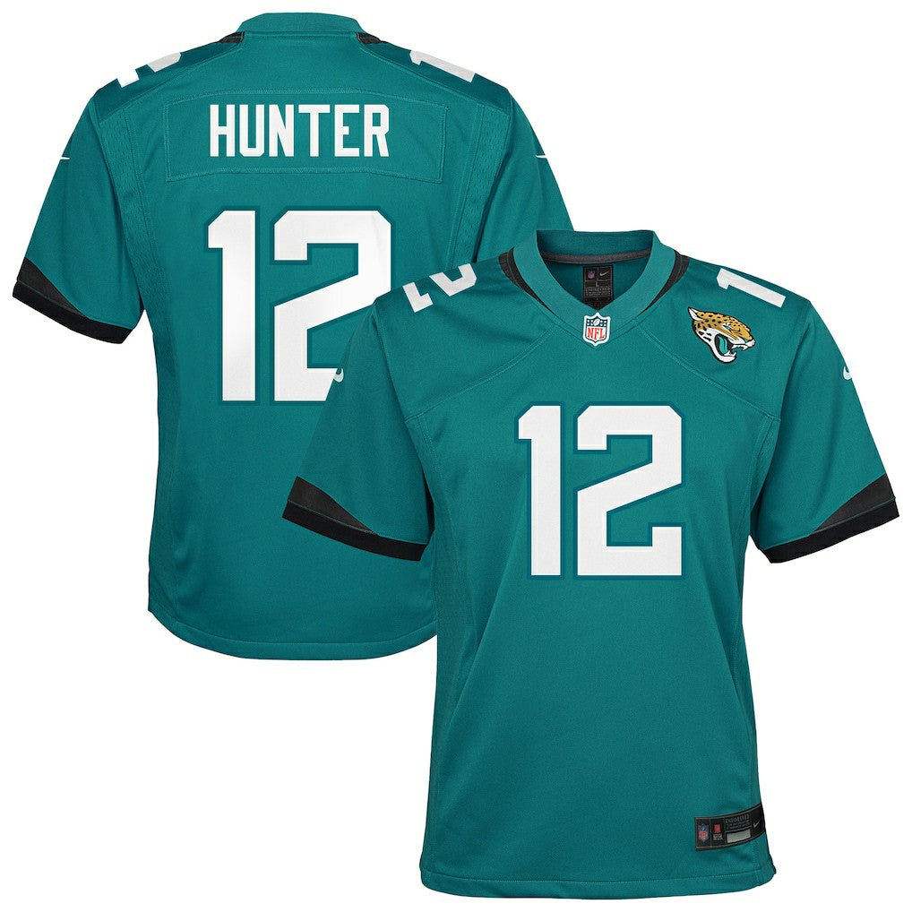 Travis Hunter Jacksonville Jaguars Youth Team Game Jersey Teal | Nike for Sale