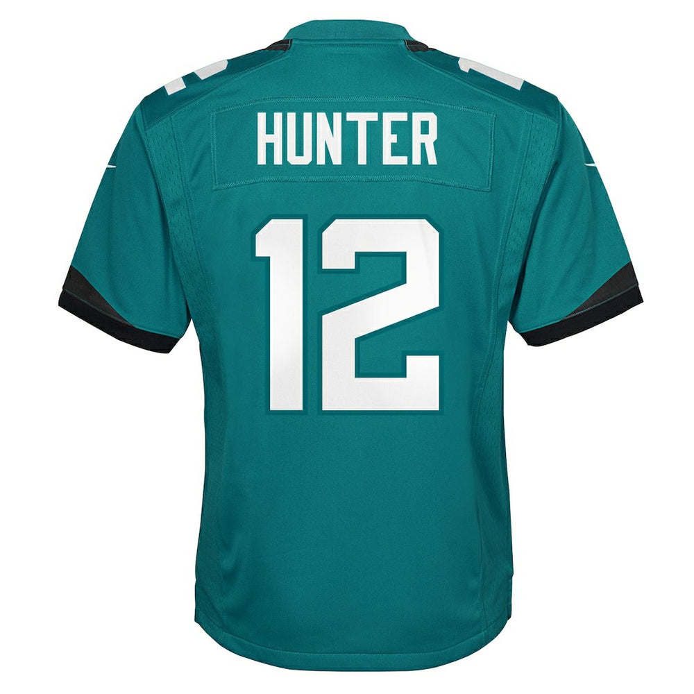 Travis Hunter Jacksonville Jaguars Youth Team Game Jersey Teal | Nike for Sale