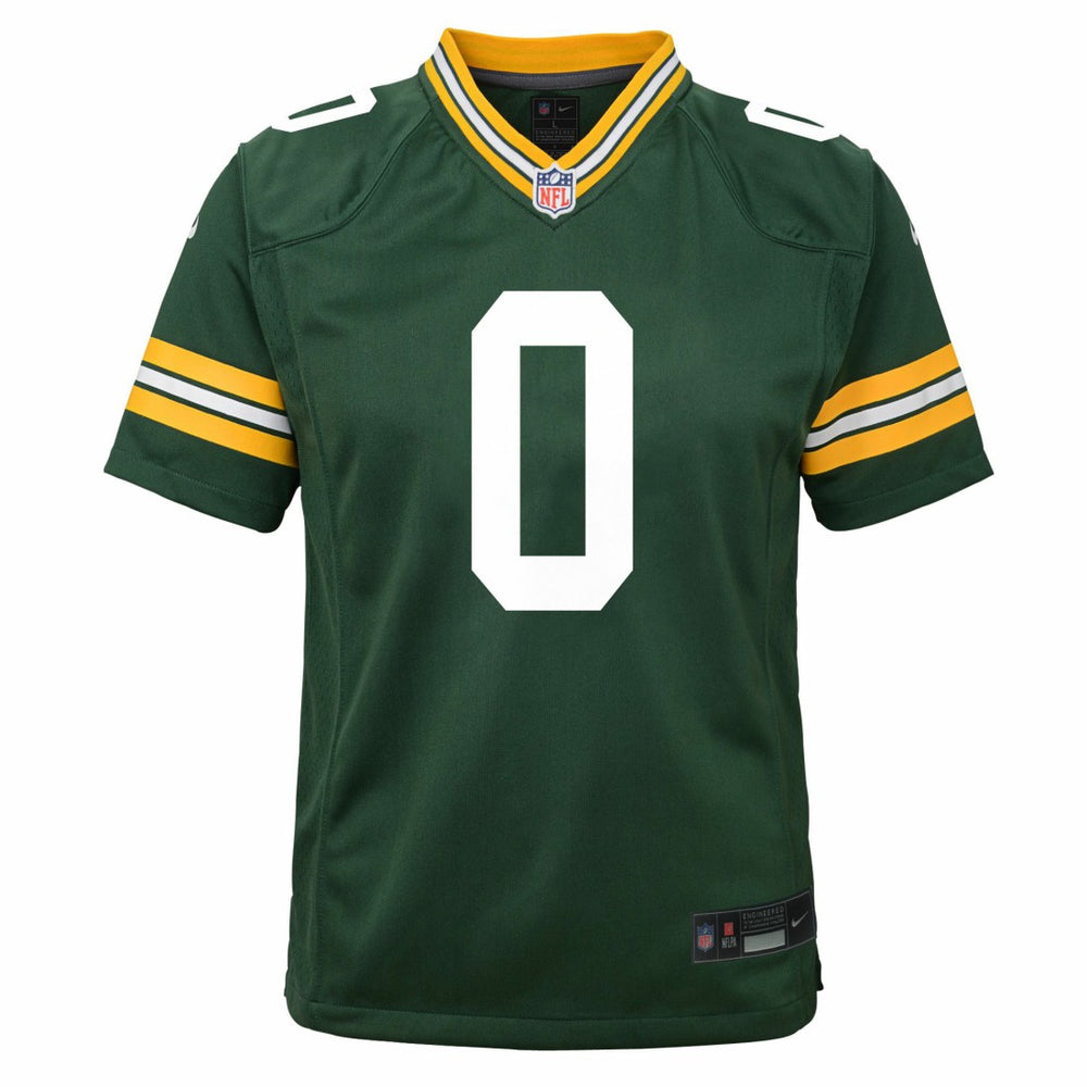 Matthew Golden Green Bay Packers Youth Team Game Jersey Green | Nike for Sale