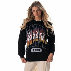 Phoenix Suns The Wild Collective Unisex 2025/26 City Edition Double Collar Fleece Sweatshirt Black - NBA