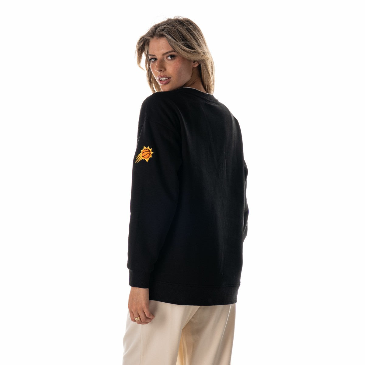 Phoenix Suns The Wild Collective Unisex 2025/26 City Edition Double Collar Fleece Sweatshirt Black - NBA