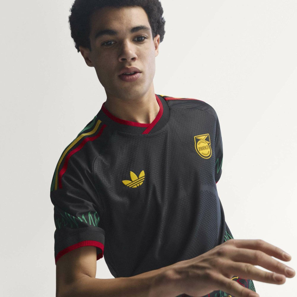 Jamaica National Team 2026 Away On-Field Jersey Black | Adidas Sale